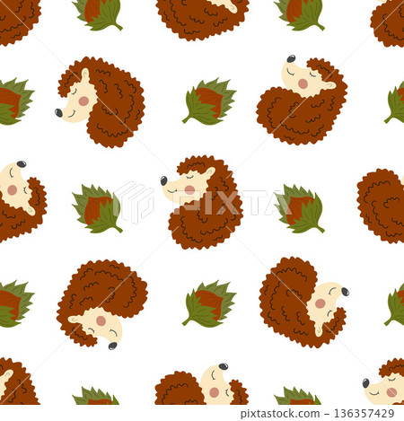 Fabric pattern. Natural style, suitable for various prints, scarves, clothing, cushions 136357429