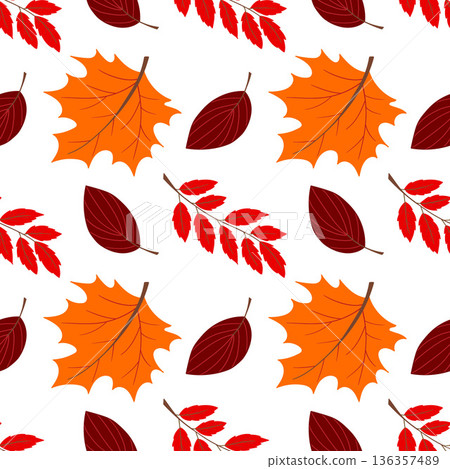 Fabric pattern. Natural style, suitable for various prints, scarves, clothing, cushions 136357489