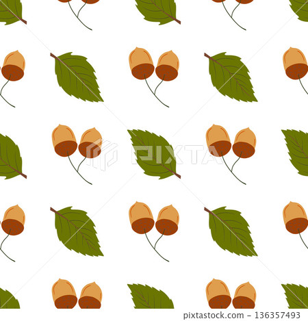 Fabric pattern. Natural style, suitable for various prints, scarves, clothing, cushions 136357493