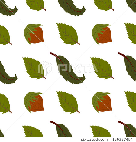 Fabric pattern. Natural style, suitable for various prints, scarves, clothing, cushions 136357494