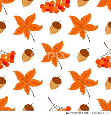 Fabric pattern. Natural style, suitable for various prints, scarves, clothing, cushions 136357495
