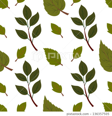 Fabric pattern. Natural style, suitable for various prints, scarves, clothing, cushions 136357505