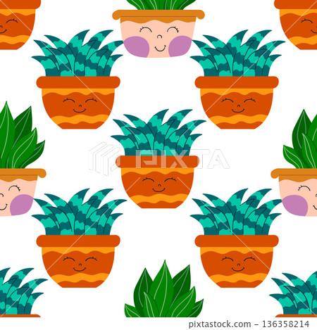 Fabric pattern. Natural style, suitable for various prints, scarves, clothing, cushions 136358214