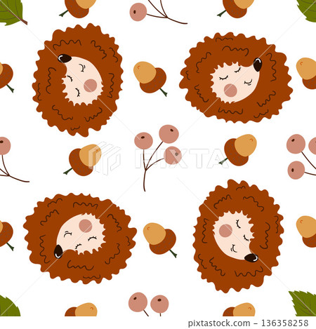 Fabric pattern. Natural style, suitable for various prints, scarves, clothing, cushions 136358258