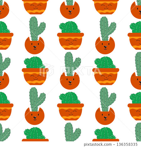 Fabric pattern. Natural style, suitable for various prints, scarves, clothing, cushions 136358335
