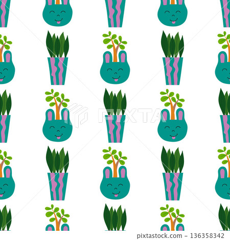 Fabric pattern. Natural style, suitable for various prints, scarves, clothing, cushions 136358342
