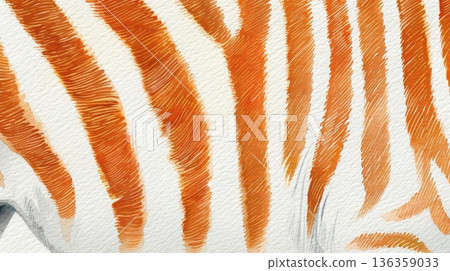 Close-up of a zebra's stripes, showing the intricate details of its coat. Close-up of a zebra's stripes, showing the intricate details of its coat. 136359033