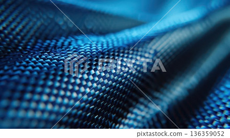 Abstract blue carbon fiber texture background Abstract blue carbon fiber texture background 136359052