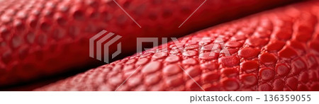 Close-up texture of brown leather with diamond pattern. Close-up texture of brown leather with diamond pattern. 136359055