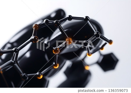 Futuristic 3D visualization of a complex financial data network with interconnected glowing nodes and lines Futuristic 3D visualization of a complex financial data network with interconnected glowing nodes and lines 136359073