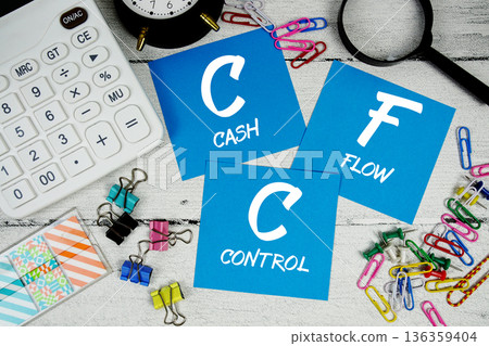 CFC Cash Flow Control text phrase of business and financial concept CFC Cash Flow Control text phrase of business and financial concept 136359404