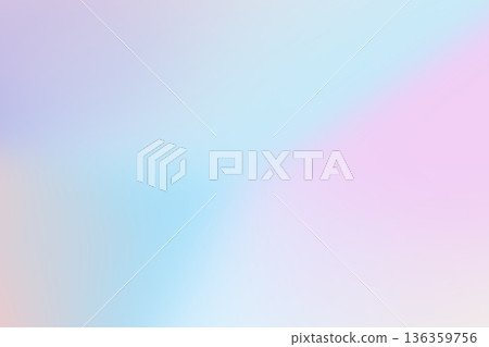 Smooth blend of light blue, pink and purple creating subtle abstract background 136359756