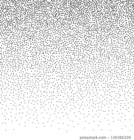 White snow noise effect. Grainy dot gradient White snow noise effect. Grainy dot gradient 136360109