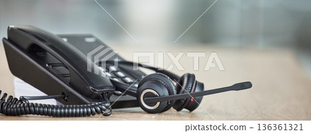 Call center, telephone and headphones for communication, customer services or e commerce support. Virtual agency, phone call and consulting background for helping, contact us or advice and technology Call center, telephone and headphones for communication, customer services or e commerce support. Virtual agency, phone call and consulting background for helping, contact us or advice and technology 136361321