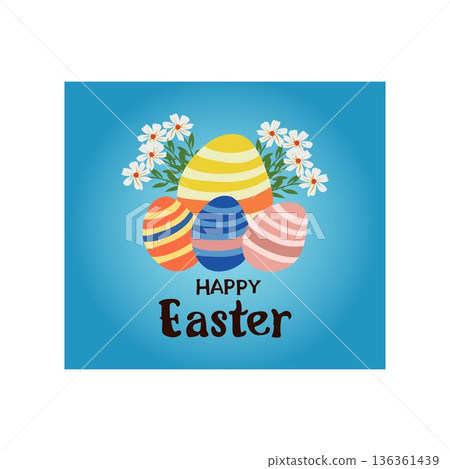 happy easter 2026easter easter sunday free vector illustration 136361439