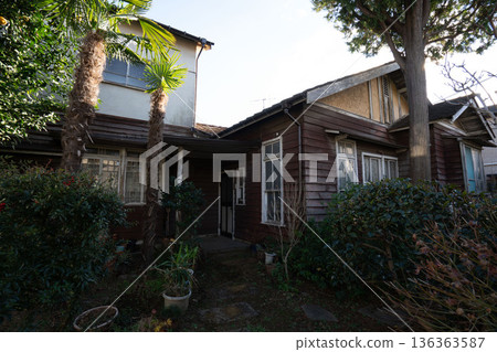 優雅的現代單層建築 / 帶花園的獨立式單層木屋 / 136363587