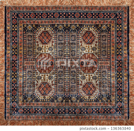 Big beautiful vinrage ornate carpet Big beautiful vinrage ornate carpet 136363840