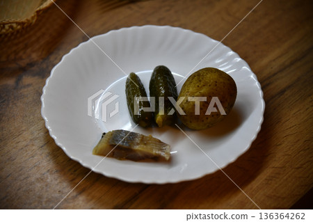 Healthy food clean eating selection: fruit, vegetable, seeds, superfood, cereal, leaf vegetable on gray Healthy food clean eating selection: fruit, vegetable, seeds, superfood, cereal, leaf vegetable on gray 136364262