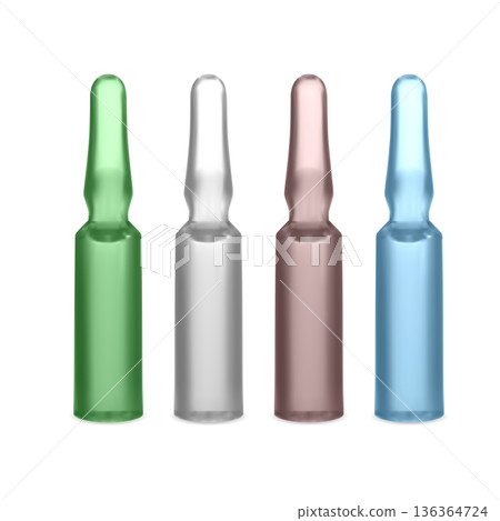 Medicine vaccine ampoule. Injection drug bottle Medicine vaccine ampoule. Injection drug bottle 136364724