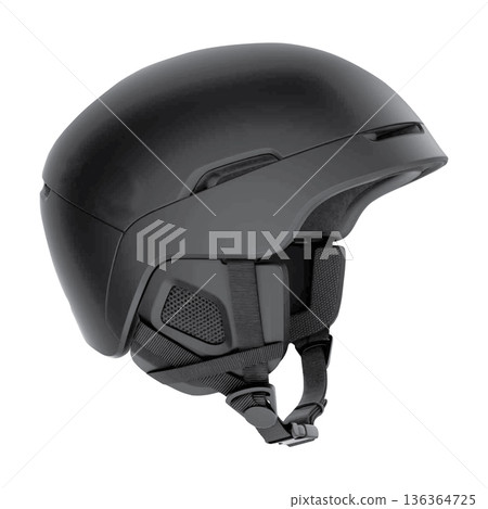Snowboarding sport helmet. Skiing protection gear Snowboarding sport helmet. Skiing protection gear 136364725