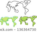 世界地圖 136364730