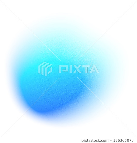 Blue circle blurred gradient noise gradation, abstract watercolor blur mesh round shape, grainy vector design element Blue circle blurred gradient noise gradation, abstract watercolor blur mesh round shape, grainy vector design element 136365073