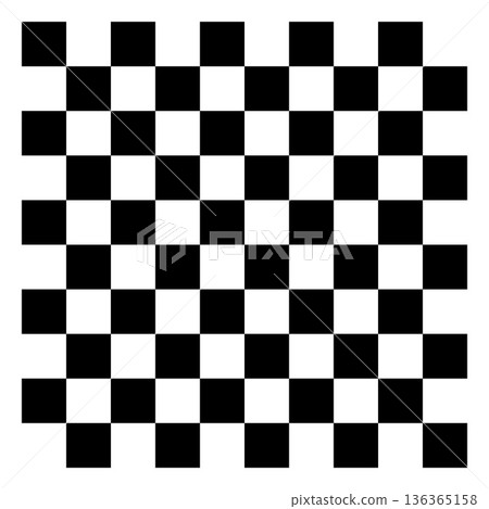 Checkered seamless pattern, abstract black and white background, square regular grid, tile design, vector illustration Checkered seamless pattern, abstract black and white background, square regular grid, tile design, vector illustration 136365158