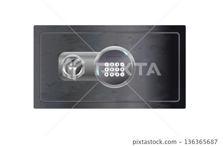 Safe Strongbox Vault Locker 3D Doors Set, Chrome Steel Banking Safes and Secure Lockers with Combination Mechanisms, Realistic Vector Safe Strongbox Vault Locker 3D Doors Set, Chrome Steel Banking Safes and Secure Lockers with Combination Mechanisms, Realistic Vector 136365687
