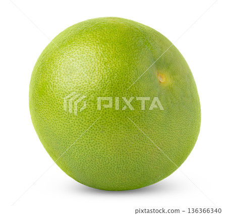 Whole pomelit, pomelo, oroblanco, sweetie grapefruit fruit isolated. 136366340