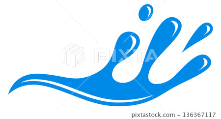 Water flow with liquid drops. Pouring aqua motion Water flow with liquid drops. Pouring aqua motion 136367117