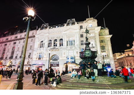 London Piccadilly Circus at night (some soft focus) 136367371
