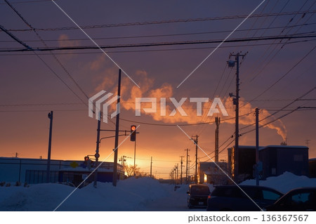 Sunrise winter Sunrise winter 136367567