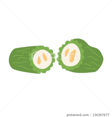 bitter gourd, Fresh Bitter Gourd Slices bitter gourd, Fresh Bitter Gourd Slices 136367677