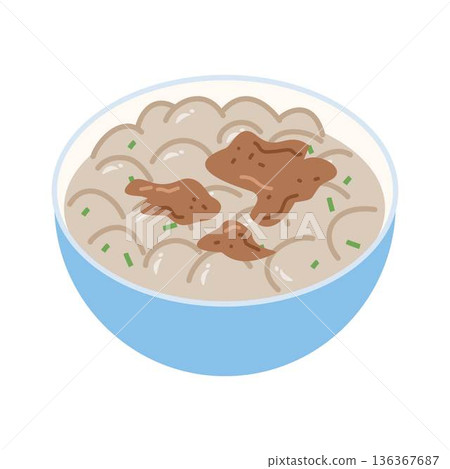Cilok Indonesian traditional food illustration Cilok Indonesian traditional food illustration 136367687
