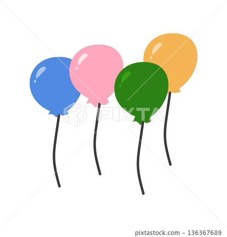 Colorful Balloons for Party Celebration Colorful Balloons for Party Celebration 136367689