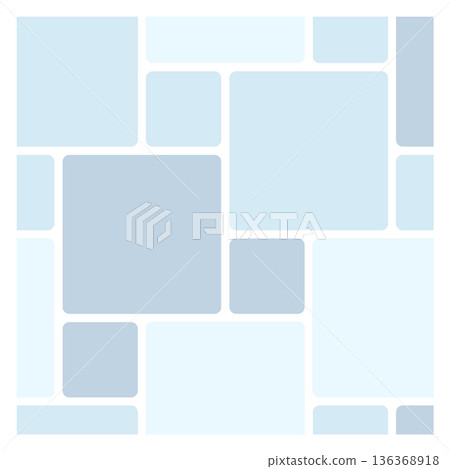 Versailles tile pattern. Wall surface square mosaic Versailles tile pattern. Wall surface square mosaic 136368918