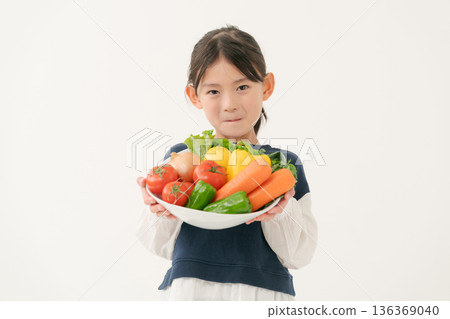 蔬菜的女孩 蔬菜的女孩 136369040