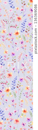 Elegant Floral Paisley Damask Geometric Stripe Ornate Pastel Wallpaper Patterns 136369086