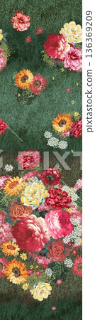 Elegant Floral Paisley Damask Geometric Stripe Ornate Pastel Wallpaper Patterns 136369209