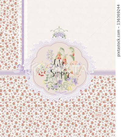 Elegant Floral Paisley Damask Geometric Stripe Ornate Pastel Wallpaper Patterns 136369244