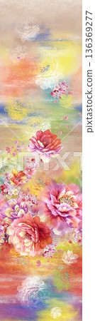 Elegant Floral Paisley Damask Geometric Stripe Ornate Pastel Wallpaper Patterns 136369277