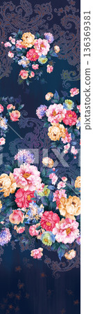 Elegant Floral Paisley Damask Geometric Stripe Ornate Pastel Wallpaper Patterns Elegant Floral Paisley Damask Geometric Stripe Ornate Pastel Wallpaper Patterns 136369381