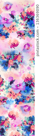 Elegant Floral Paisley Damask Geometric Stripe Ornate Pastel Wallpaper Patterns 136369890