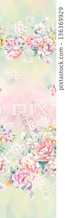 Elegant Floral Paisley Damask Geometric Stripe Ornate Pastel Wallpaper Patterns 136369929