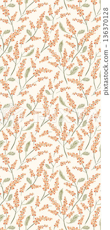 Elegant Floral Paisley Damask Geometric Stripe Ornate Pastel Wallpaper Patterns 136370128