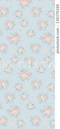 Elegant Floral Paisley Damask Geometric Stripe Ornate Pastel Wallpaper Patterns 136370388