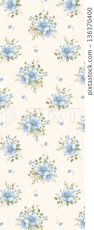 Elegant Floral Paisley Damask Geometric Stripe Ornate Pastel Wallpaper Patterns 136370400