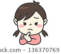 Troubled girl 136370769