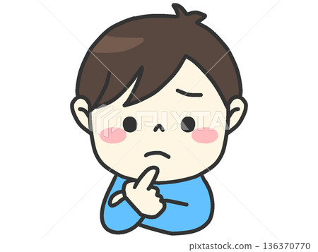 Troubled boy Troubled boy 136370770