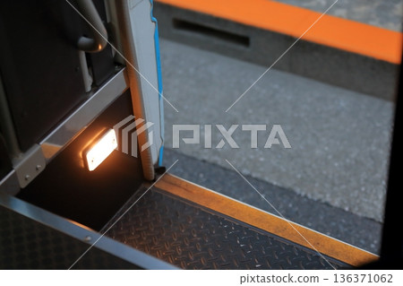 Microbus (footlights at the entrance) image Microbus (footlights at the entrance) image 136371062
